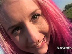 Rotschopf Outdoor richtig durchnudeln